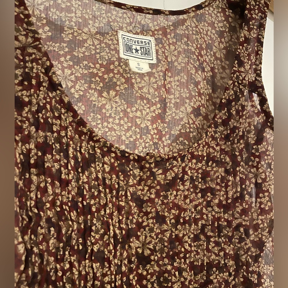 Converse One Star Sheer Tank Top - Picture 3 of 3